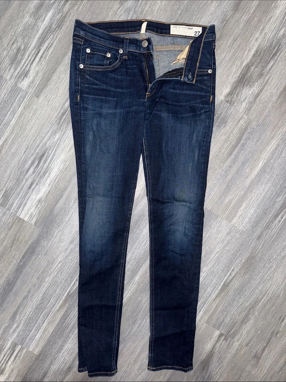 rag & bone Dark Indigo Skinny Jeans